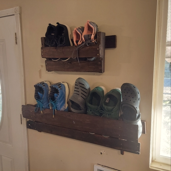 Handmade custom shoe racks set of 2 racks! - Picture 4 of 7